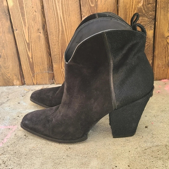 Sigerson Morrison Black Ankle Boots - Picture 1 of 12
